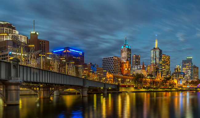 Обои картинки фото melbourne city, города, мельбурн , австралия, простор