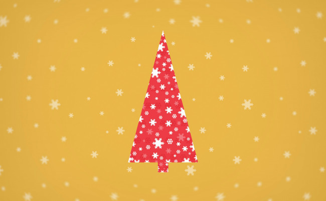 Обои картинки фото праздничные, векторная графика , новый год, елка, снежинки, праздник, новый, год, вектор