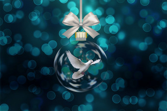 Картинка праздничные векторная+графика+ новый+год снежинки фон шар