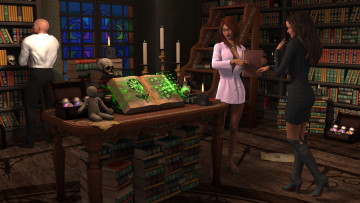 Картинка 3д+графика фантазия+ fantasy фон взгляд девушки