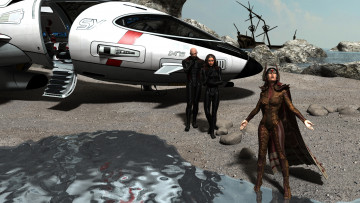 Картинка 3д+графика фантазия+ fantasy фон взгляд девушка