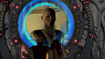 Картинка 3д+графика фантазия+ fantasy фон взгляд девушка