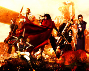 Картинка видео+игры final+fantasy+vii +dirge+of+cerberus персонажи оружие