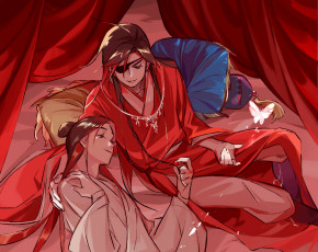 Картинка аниме tian+guan+ci+fu благословение небожителей tian guan ci fu мосян тунсю