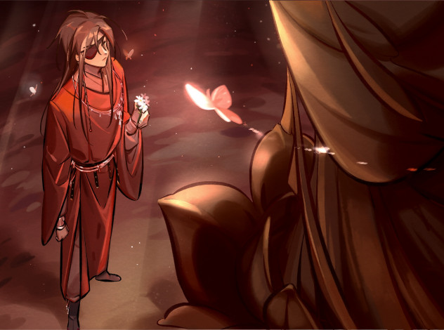 Обои картинки фото аниме, tian guan ci fu, благословение, небожителей, tian, guan, ci, fu, мосян, тунсю