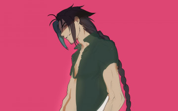 обоя видео игры, league of legends, парень, коса, взгляд, kayn