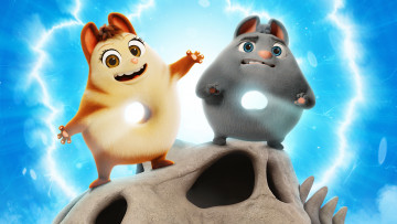 Картинка extinct+ 2020 мультфильмы extinct пончары глобальное закругление мультфильм персонаж