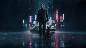 обоя рисованное, кино,  мультфильмы, john, wick
