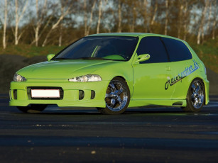 Картинка honda civic 1995 tuning автомобили