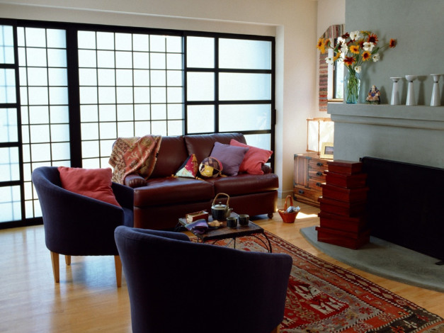 Обои картинки фото интерьер, гостиная