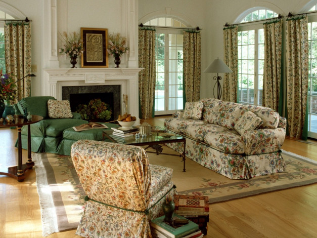 Обои картинки фото интерьер, гостиная