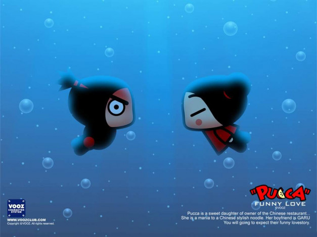 Обои картинки фото мультфильмы, pucca