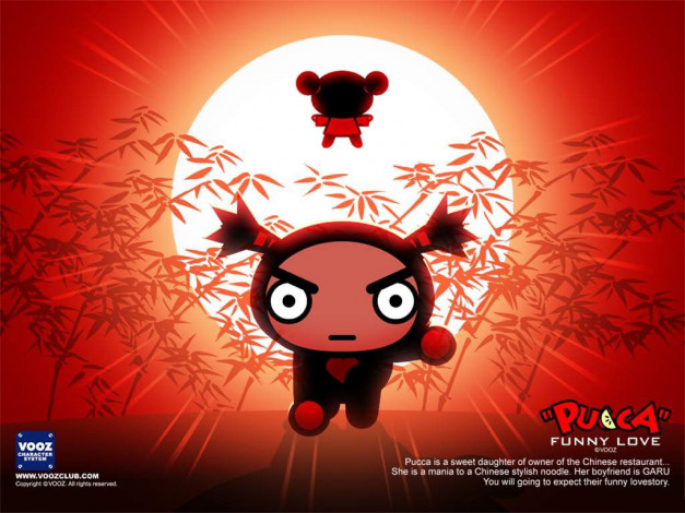 Обои картинки фото мультфильмы, pucca