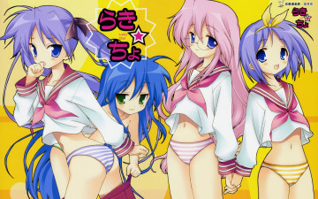 Картинка аниме lucky star