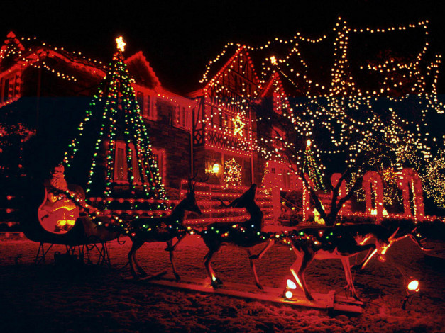 Обои картинки фото праздничные, новогодние, пейзажи