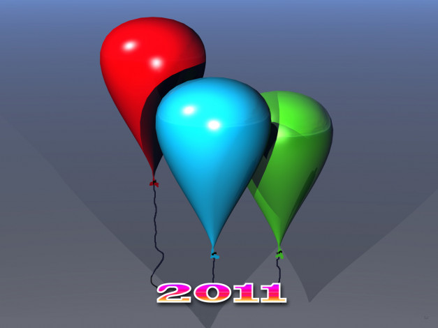 Обои картинки фото праздничные, 3д, графика, новый, год