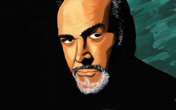 Картинка рисованные люди sean connery