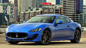 Картинка maserati granturismo автомобили автомобиль стиль мощь скорость