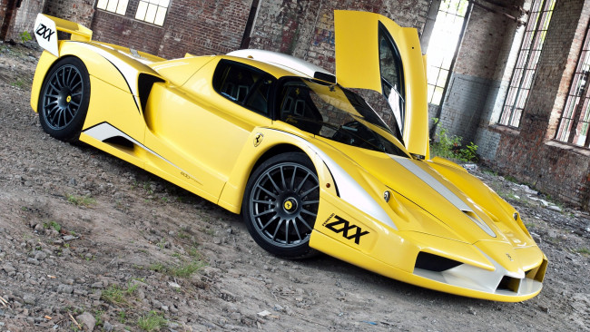 Обои картинки фото ferrari, enzo, автомобили, автомобиль, стиль, мощь, скорость