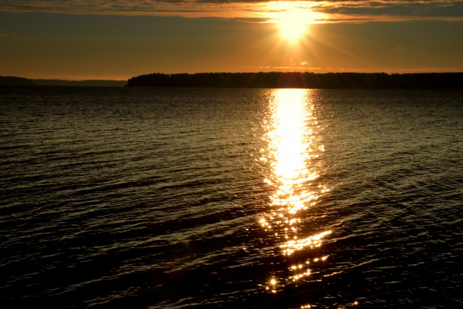 Обои картинки фото природа, восходы, закаты, вечер, вода, закат