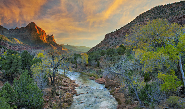 Обои картинки фото природа, реки, озера, осень, горы, река, лес