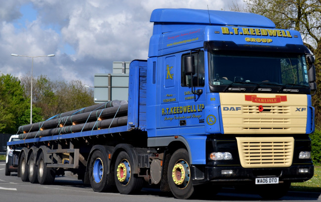 Обои картинки фото daf, автомобили, автобусы, шасси, седельные, тягачи, trucks, nv, нидерланды