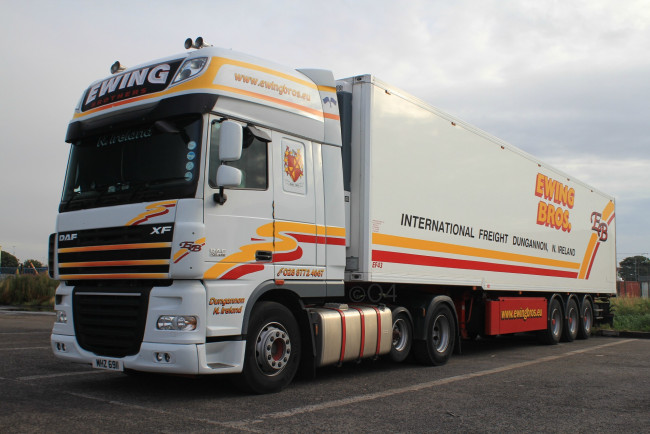 Обои картинки фото daf, автомобили, автобусы, trucks, nv, седельные, тягачи, шасси, нидерланды