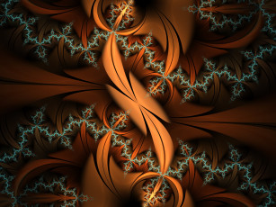 Картинка 3д+графика фракталы+ fractal цвета узор фон