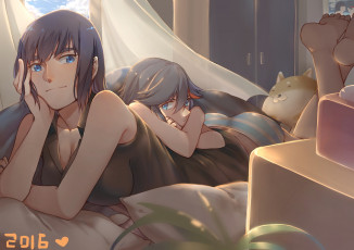 Картинка аниме kill+la+kill yorukun matoi ryuuko kiryuin satsuki kill la