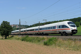 Картинка техника поезда рельсы дорога состав железная локомотив