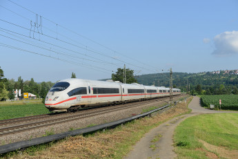 Картинка техника поезда состав локомотив рельсы дорога железная