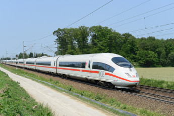 Картинка техника поезда состав локомотив рельсы железная дорога