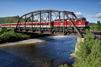 Картинка техника поезда состав локомотив рельсы дорога железная