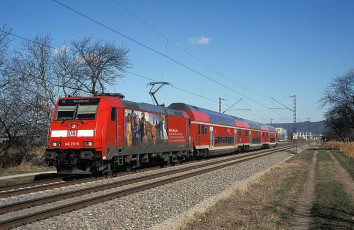 Картинка техника электровозы дорога железная состав локомотив рельсы