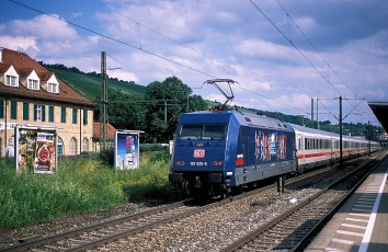 Картинка техника электровозы локомотив рельсы дорога железная состав