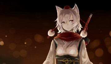 Картинка аниме touhou inubashiri momiji kamiya suzume