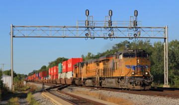 Картинка техника поезда локомотив рельсы дорога железная состав