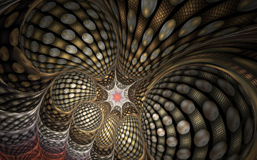 Картинка 3д+графика фракталы+ fractal узор фон цвета