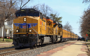 обоя техника, поезда, рельсы, дорога, железная, состав, локомотив