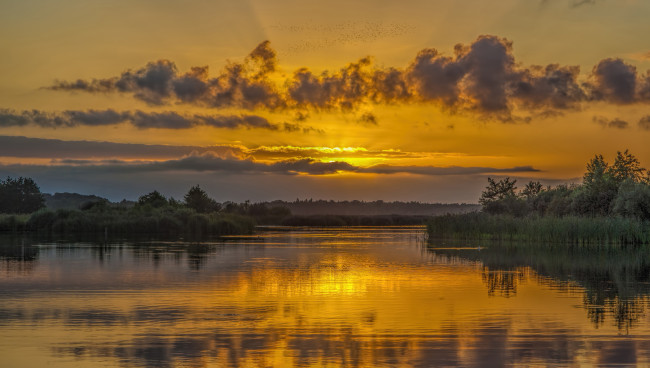 Обои картинки фото природа, восходы, закаты, рассвет