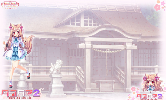 Обои картинки фото tayutama 2, аниме, tayutama,  kiss on my deity, взгляд, фон, девушка