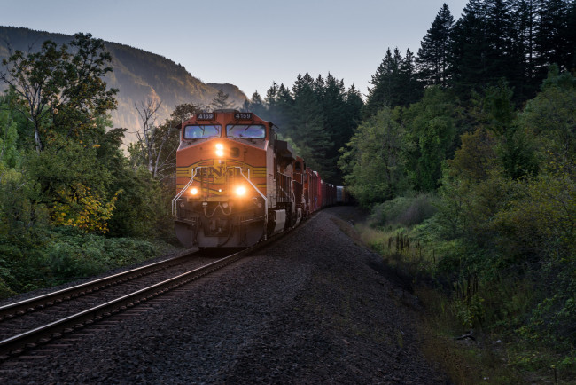 Обои картинки фото техника, поезда, дорога, железная, состав, локомотив, рельсы