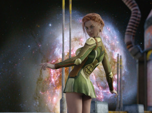 Картинка 3д+графика люди+ people девушка взгляд фон