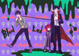 обоя аниме, blood lad, кровавый, парень