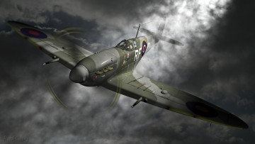 Картинка 3д+графика армия+ military самолет полет