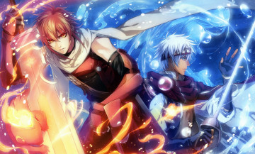 Картинка аниме wand+of+fortune парни меч