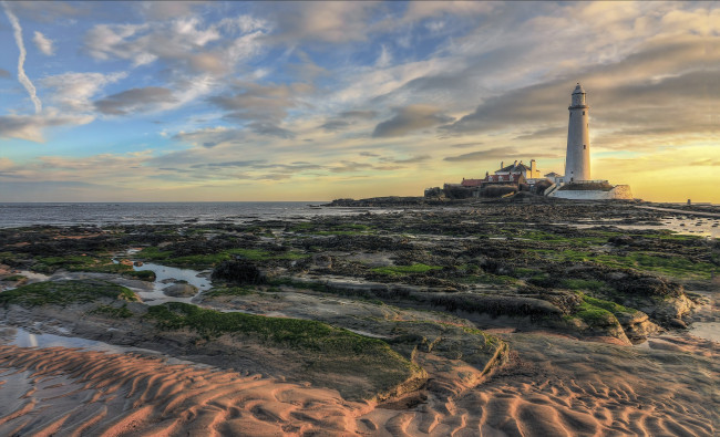 Обои картинки фото природа, маяки, маяк, побережье