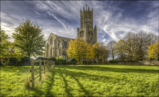 Обои картинки фото fotheringhay church, города, - католические соборы,  костелы,  аббатства, храм