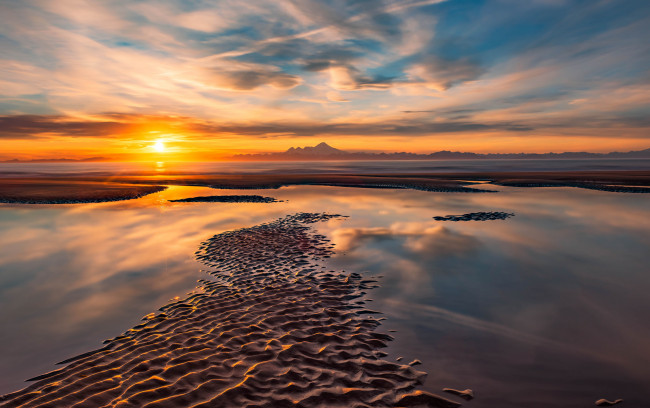 Обои картинки фото природа, восходы, закаты, рассвет