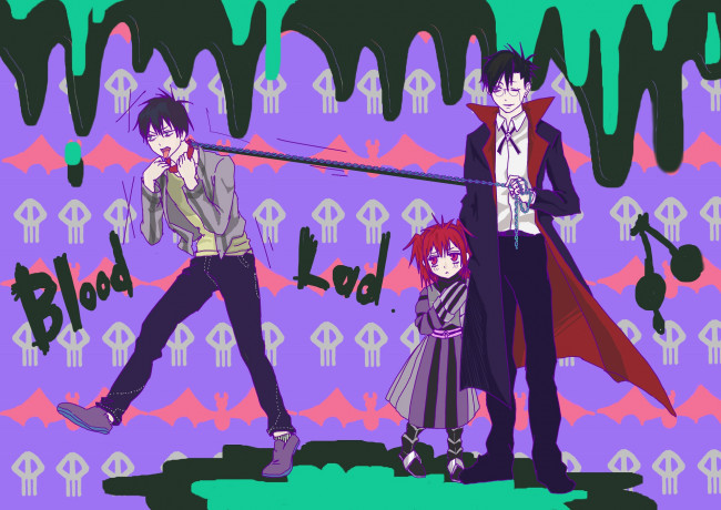 Обои картинки фото аниме, blood lad, кровавый, парень